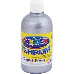 Farba CARIOCA TEMPERA 500ml srebrna (ko027/25) 170-2216