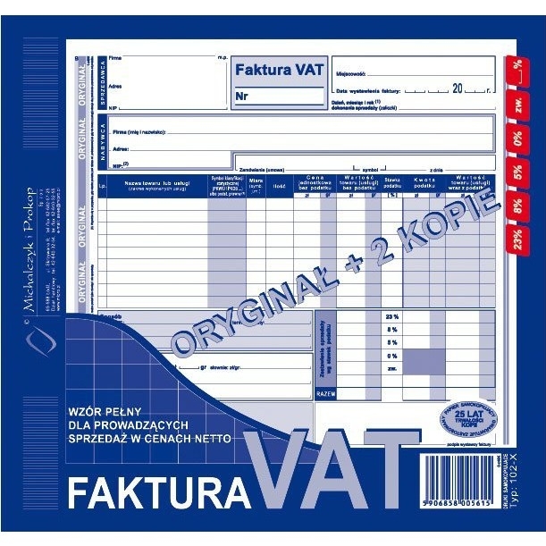 102-XE/N Fak.VAT 2/3 A4(peł or +2kop)MICHALCZYK I PROKOP