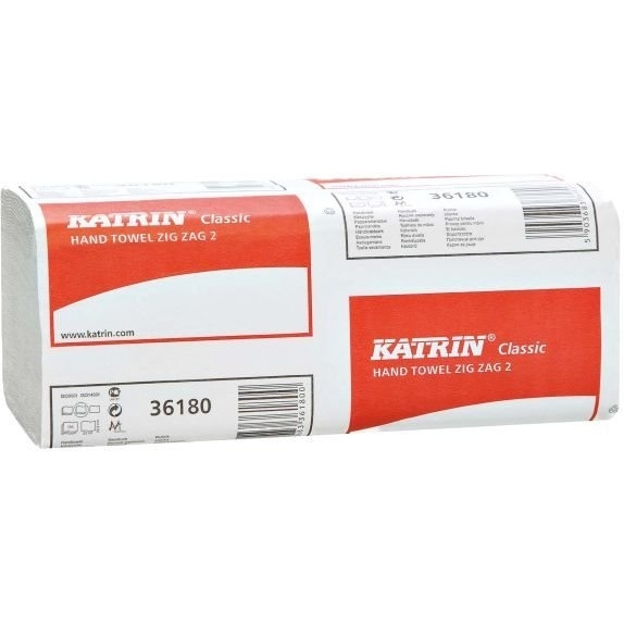 Ręcznik ZZ KATRIN biały 36180 2w 20x150listk CLASSIC 431468/65944 karton