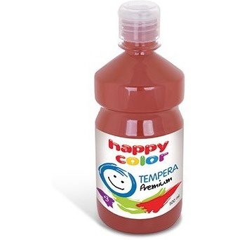 Farba TEMPERA Premium 500ml brązowa HAPPY COLOR HA 3310 0500-7
