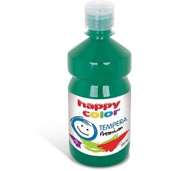 Farba TEMPERA Premium 500ml ciemno zielona HAPPY COLOR HA 3310 0500-52