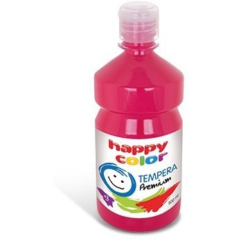 Farba TEMPERA Premium 500ml ciemnoróżowa HAPPY COLOR HA 3310 0500-22