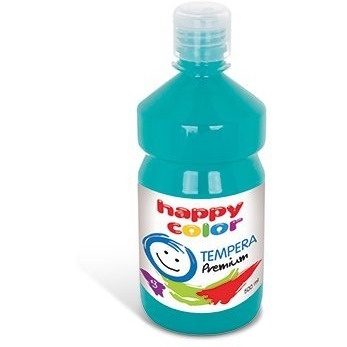 Farba TEMPERA Premium 500ml turkusowa HAPPY COLOR HA 3310 0500-39