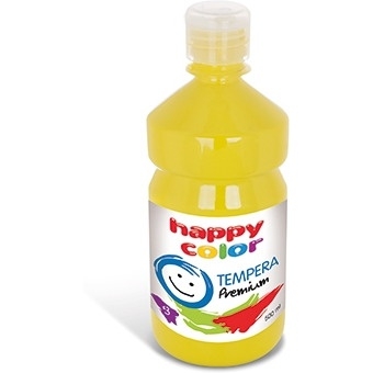 Farba TEMPERA Premium 500ml żółta HAPPY COLOR HA 3310 0500-1