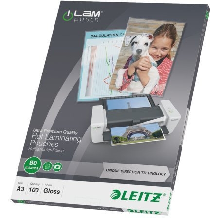 Folia do laminacji LEITZ iLAM UDT A3 80 mic. 74850000