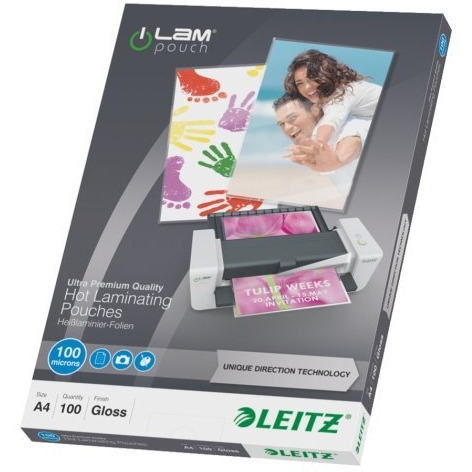 Folia do laminacji LEITZ iLAM UDT A4 100mic. 74800000
