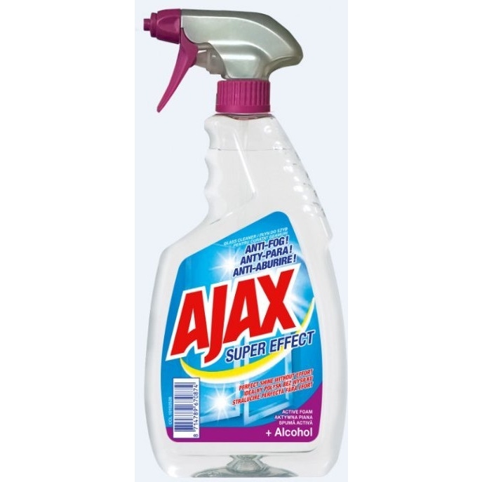 Płyn do mycia szyb AJAX 500ml SUPER EFEKT aktywna piana +alkohol 70874