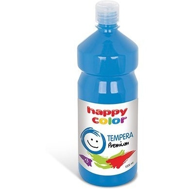 Farba TEMPERA Premium 1000ml błękitna HAPPY COLOR 3310 1000-30