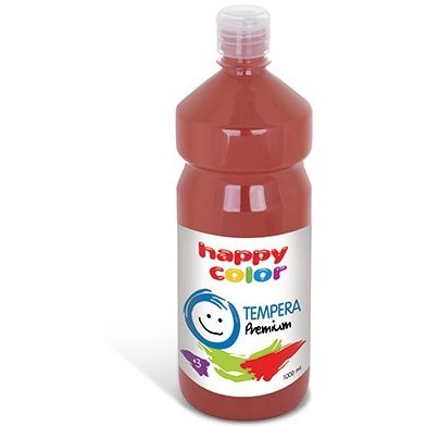 Farba TEMPERA Premium 1000ml brązowa HAPPY COLOR 3310 1000-7