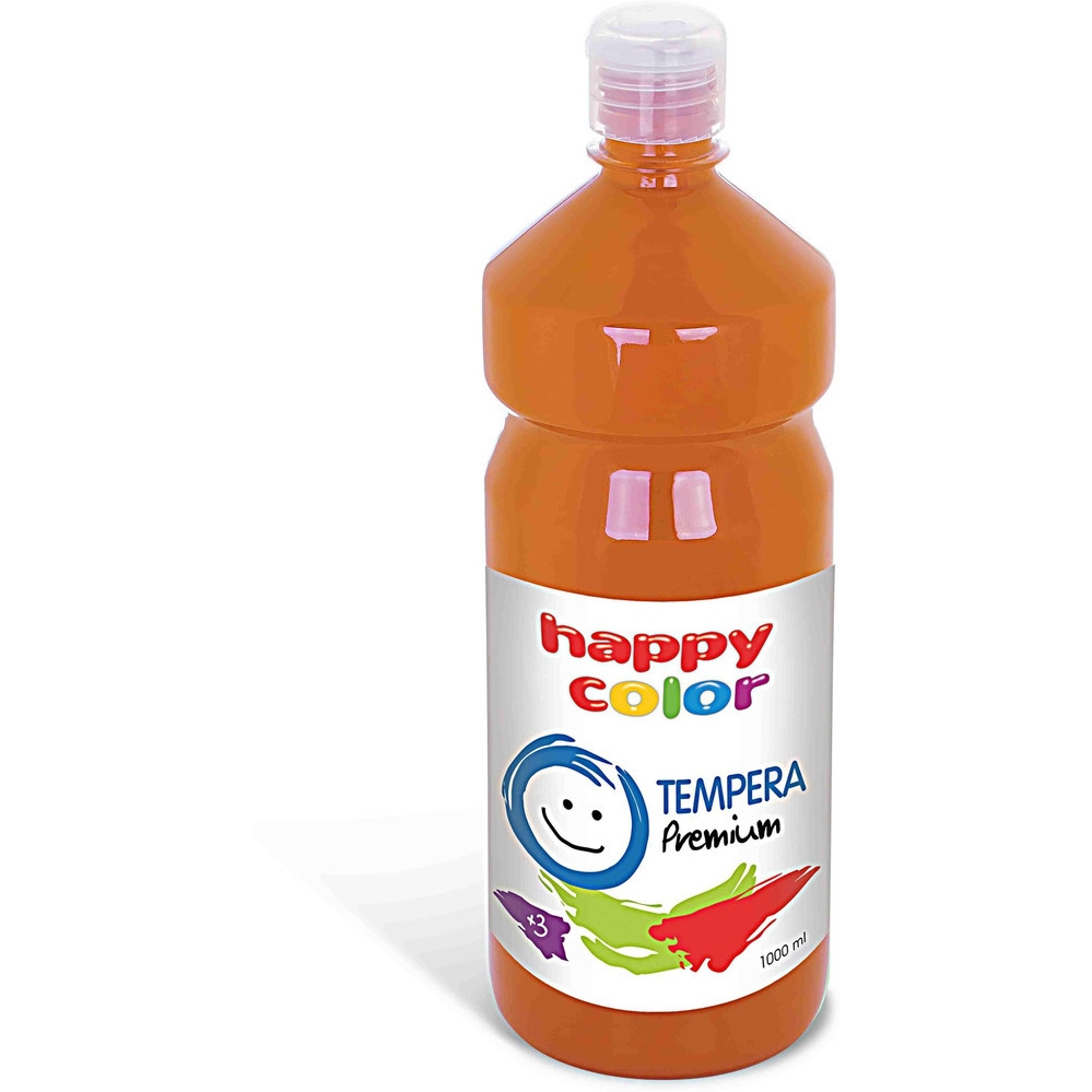 Farba TEMPERA Premium 1000ml c.pomarańczowa HAPPY COLOR 3310 1000-45