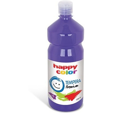 Farba TEMPERA Premium 1000ml fioletowa HAPPY COLOR 3310 1000-61