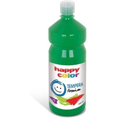 Farba TEMPERA Premium 1000ml zielona HAPPY COLOR 3310 1000-5