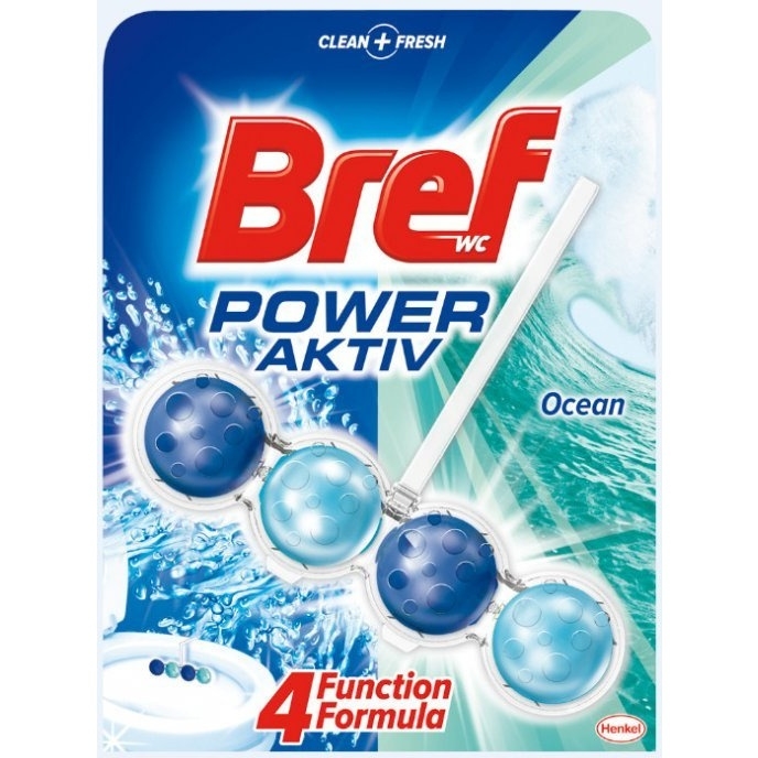 Zawieszka WC BREF POWER AKTIV 50g Ocean kulki 625227