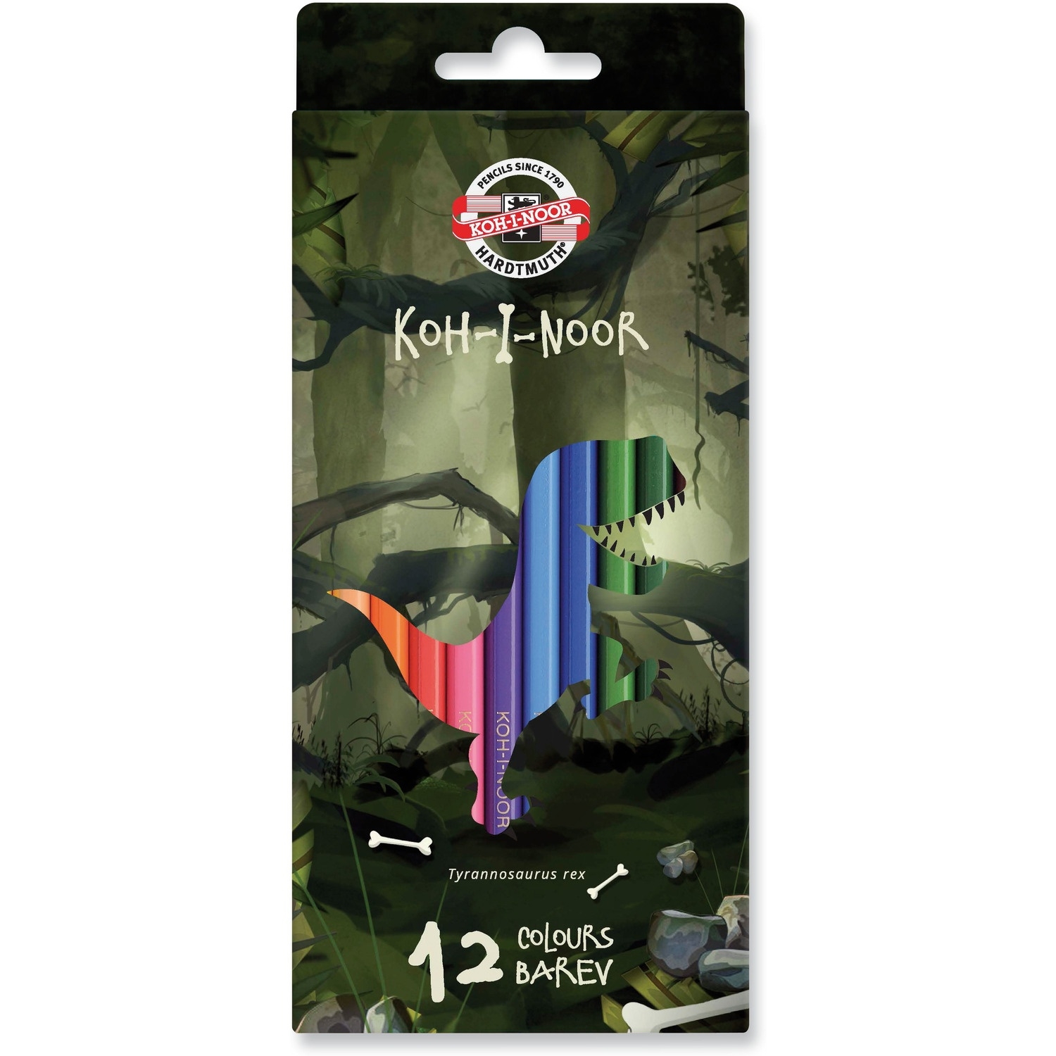 Kredki 12kol DINO 3652/3582/3592 KOH-I-NOOR