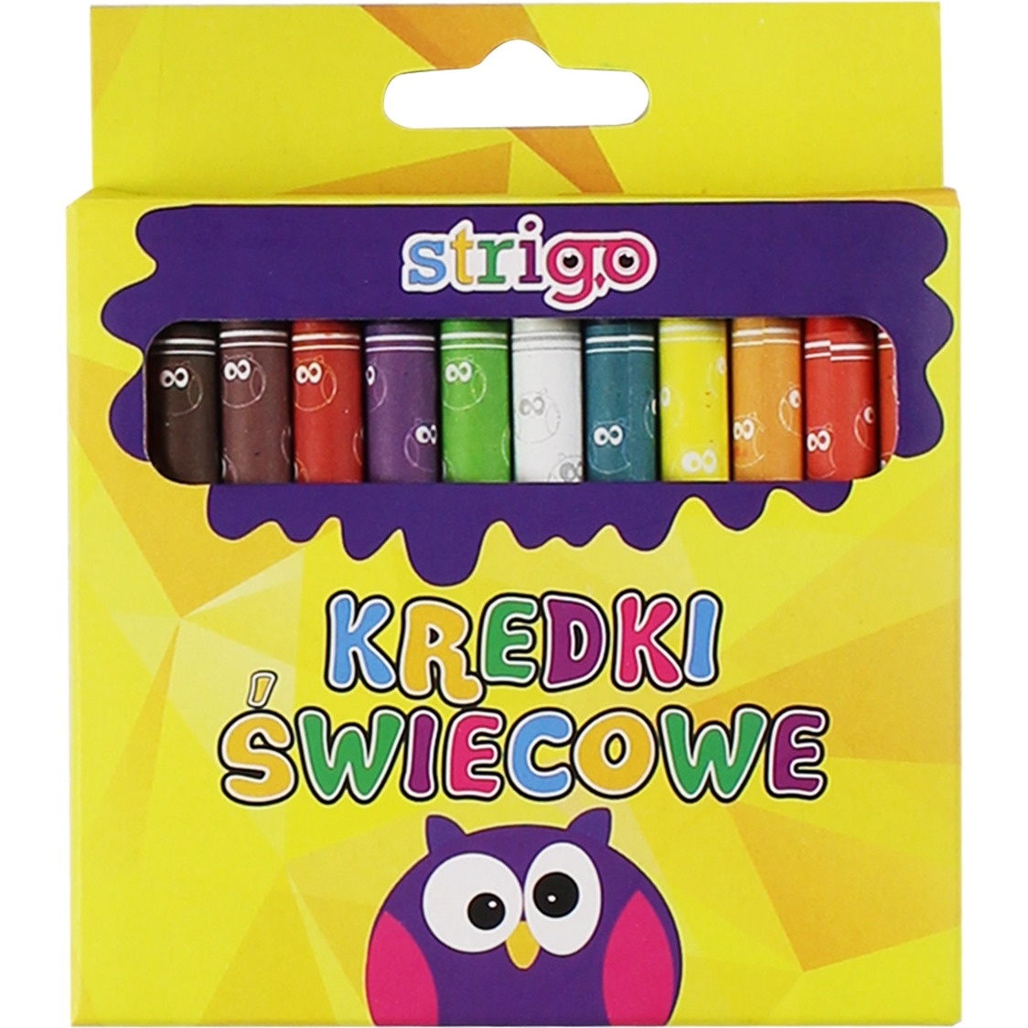 Kredki świecowe 24 kolorów STRIGO WPC CN03