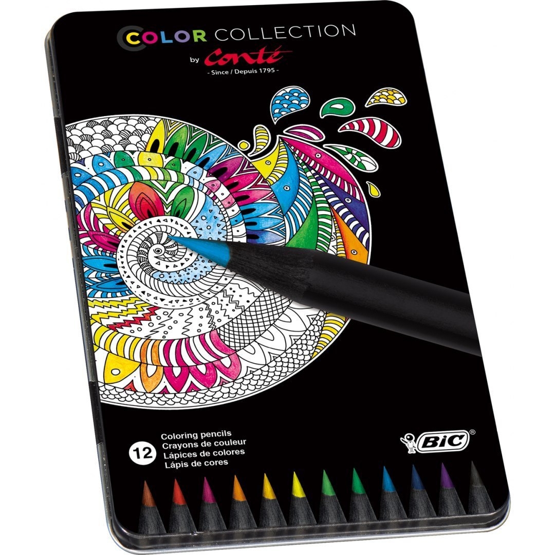 Kredki CONTE COLOR COLLECTION 12kol 9421681 BIC