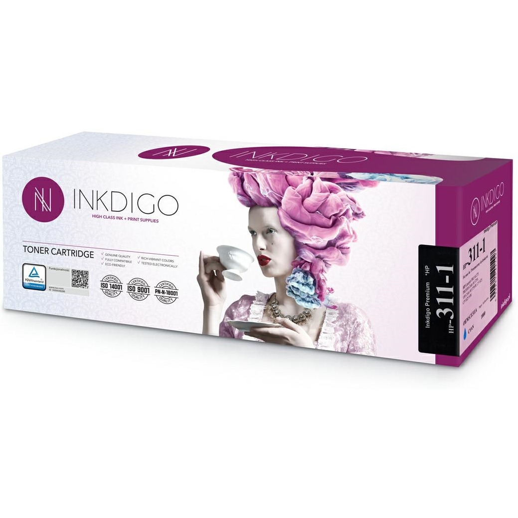Toner INKDIGO (HP-311-1) niebieski 1000str zamiennik HP (126A/CE311A)