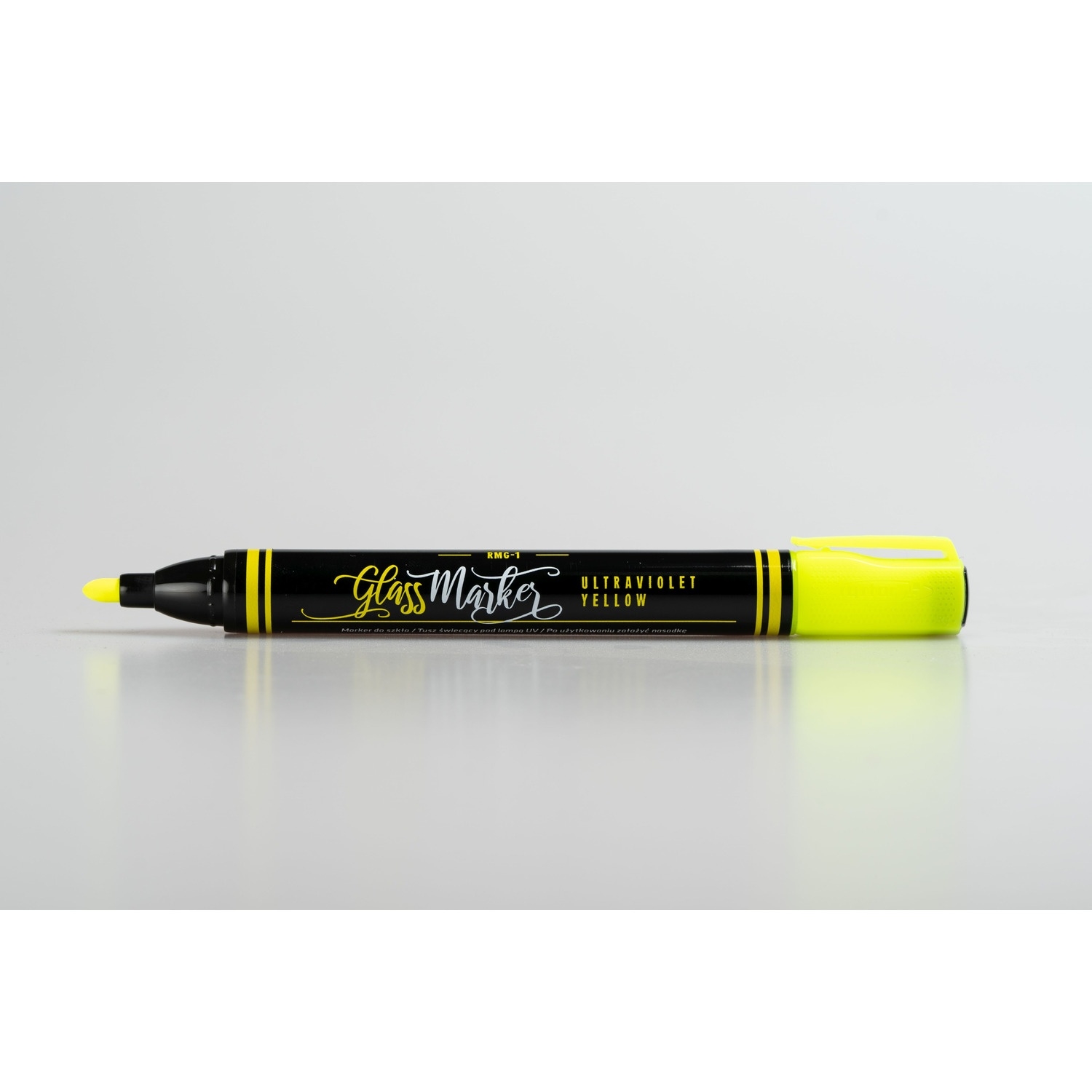 Marker kredowy do szkła RMG-1/G żółty UV GLASS MARKER 463-008 RYSTOR
