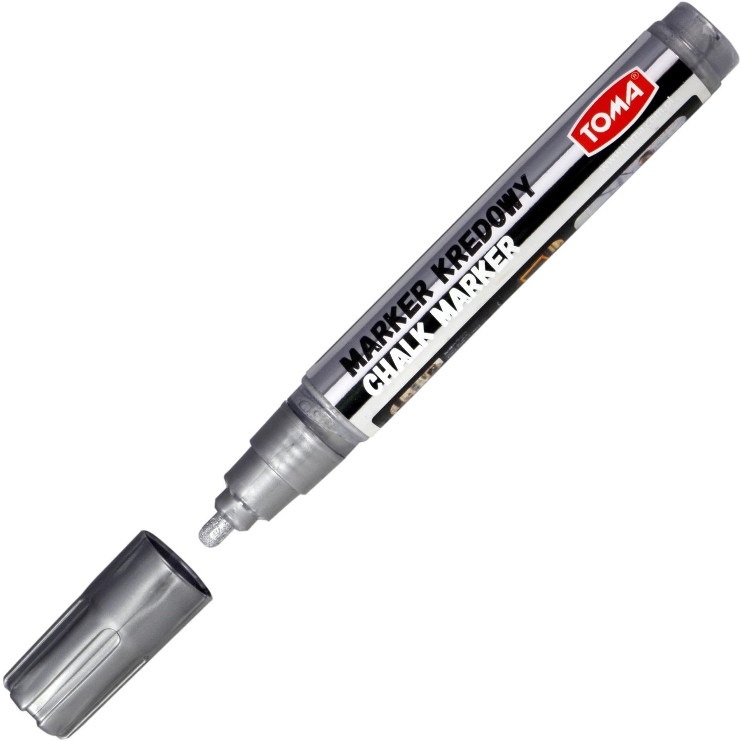 Markery kredowe końcówka 45mm-srebrny TO-292 94 TOMA