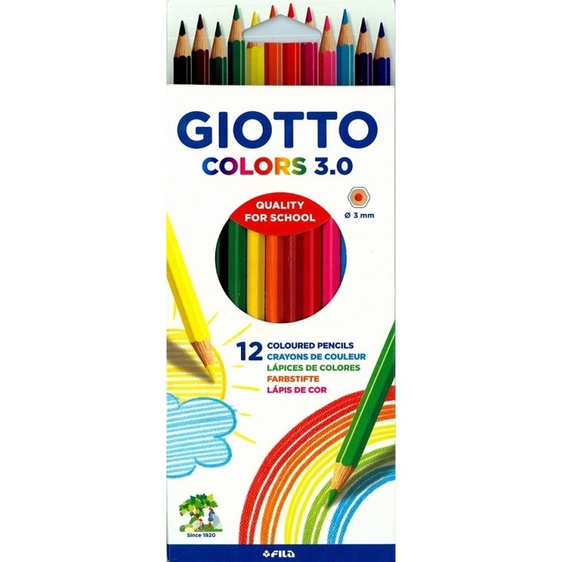 Kredki GIOTTO colors 3.0 12 kolorów 276600