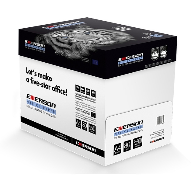 Papier xero A4 80g TIGER (5ryz) klasa białości C