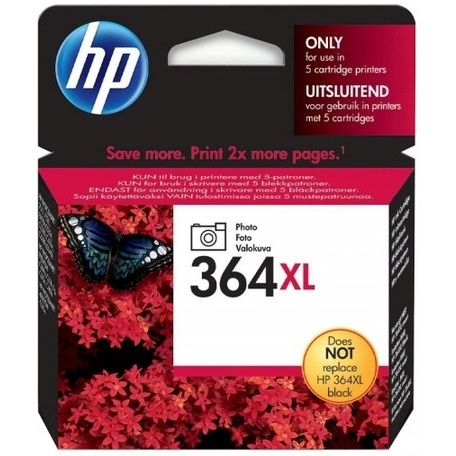 Tusz HP 364XL (CB322EE) czarny foto 290str czarny PS D5460/D7560 290zdięć