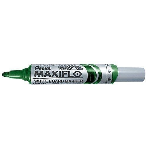 Marker suchościeralny MWL5S-D zielony PENTEL MAXIFLO(z tłoczkiem)