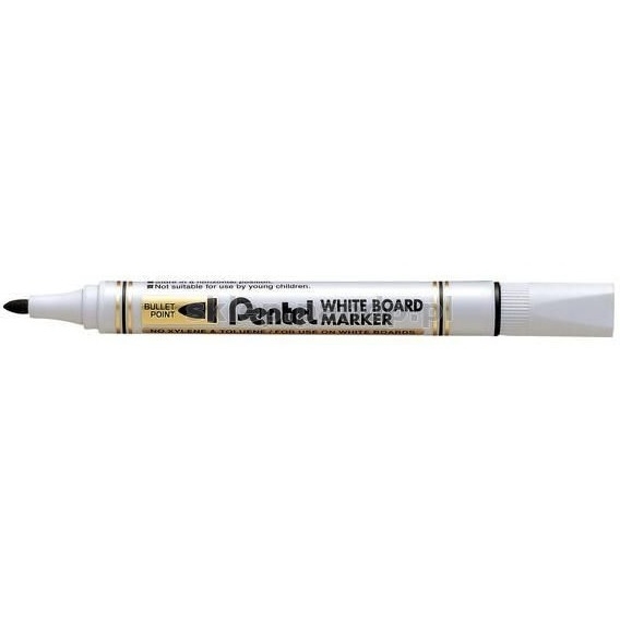 Marker do tablic MW85-A czarny okrągła końcówka dł.linii 250m PENTEL