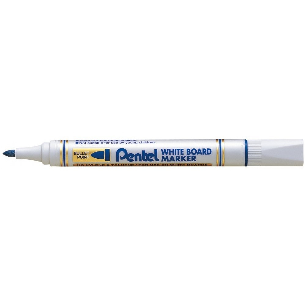 Marker do tablic MW85-D zielony orągła końcówka dł.linii 250m PENTEL
