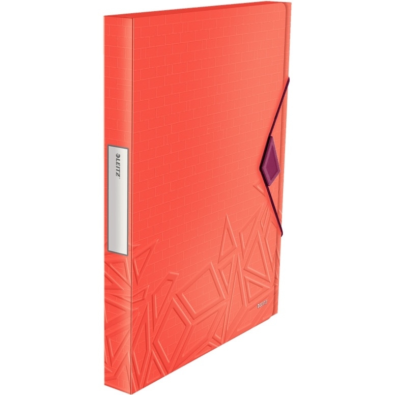 Teczka z gumką URBAN CHIC PP A4 grzb.30 mm czerwona 39990024 LEITZ