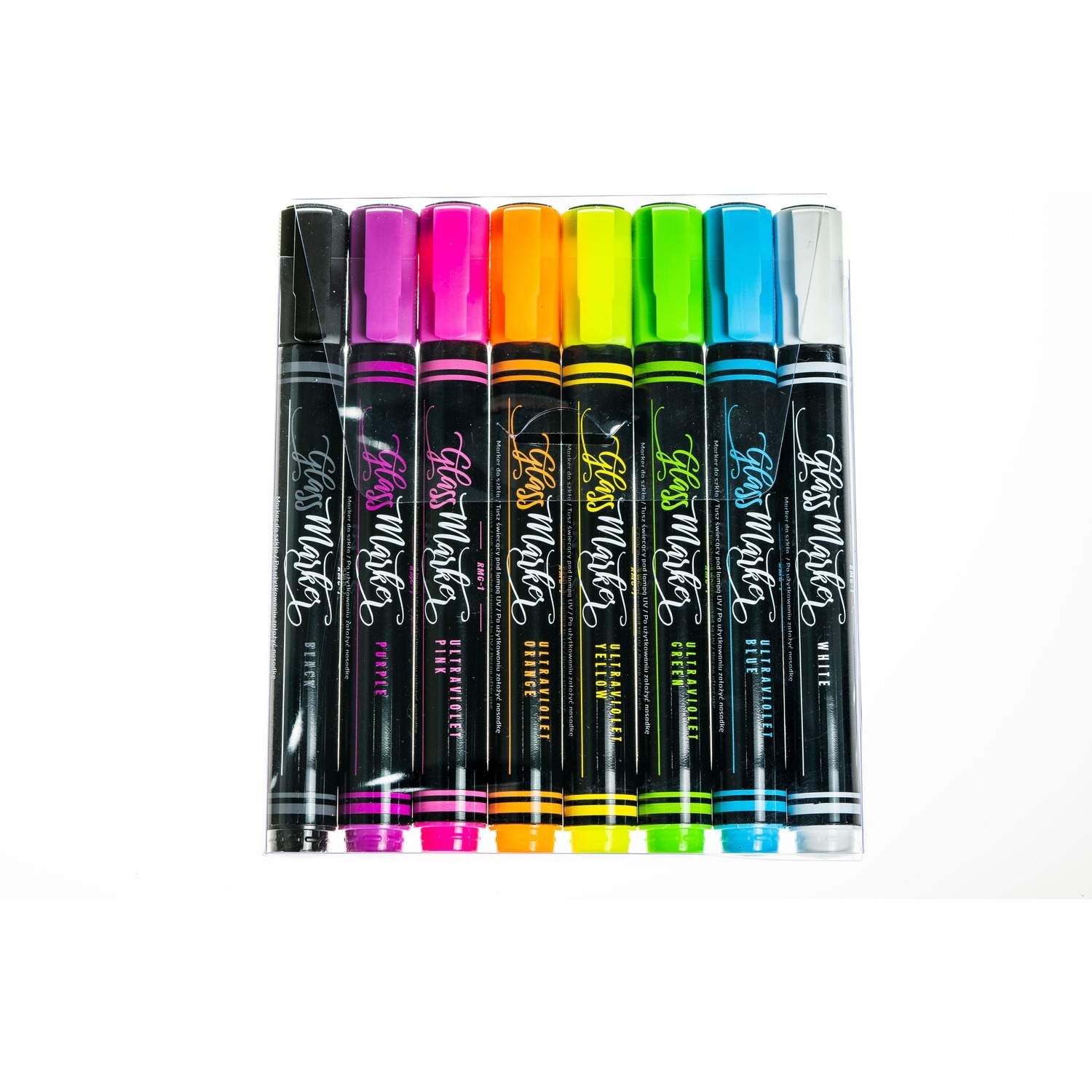 Marker kredowy do szkła RMG-1/ 8sztuk etui ULTRAVIOLET 463-800 RYSTOR
