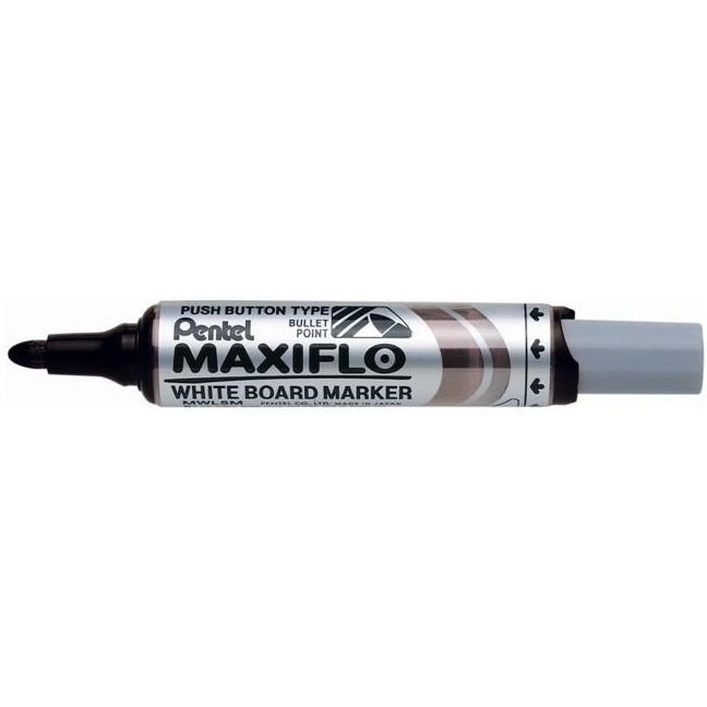 Marker suchościeralny czarny MWL5MA PENTEL MAXIFLO(z tłoczkiem)