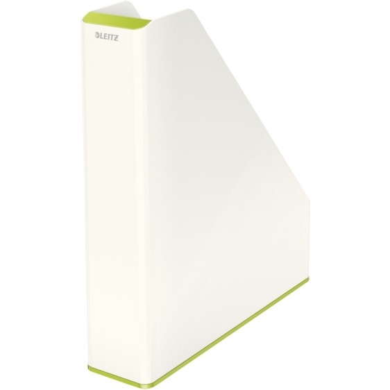 Pojemnik na dokumenty Leitz WOW dwukolorowy, biało-zielony 53621064