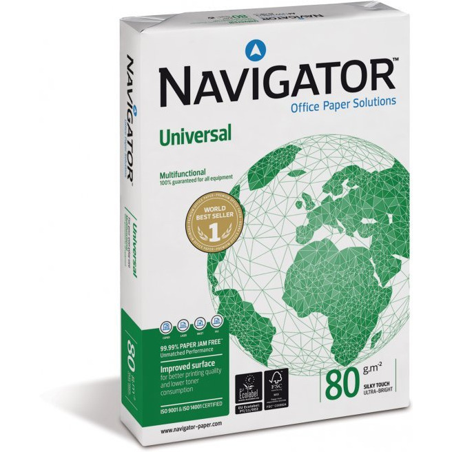 Papier xero A3 80g NAVIGATOR UNIVERSAL klasa A+ premium