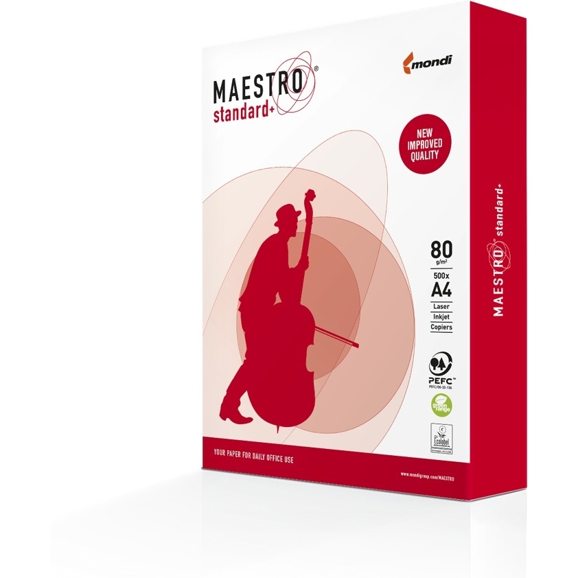 Papier xero A4 80g(5ryz)MAESTRO STANDARD PLUS 161CIE 94928A80S