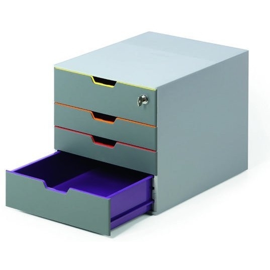 Pojemnik VARICOLOR z 4 szufladkami DURABLE 7606-27