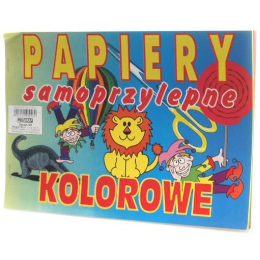 Zeszyt papierów kolorowych samoprzylepny C-5 POLIGRAF