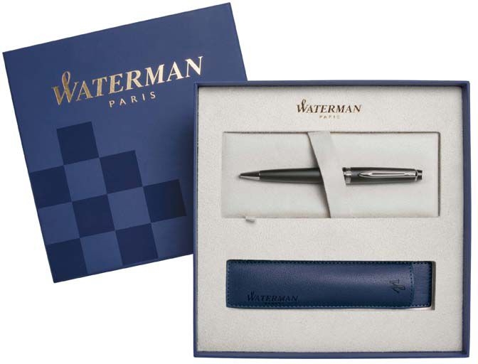 Kpl.EXPERT czarny mat CT BP+etui WATERMAN XMAS14 1913279