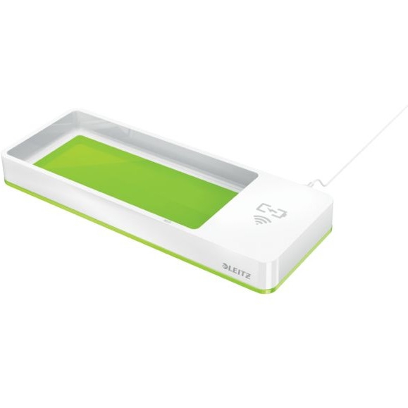 Piórnik z ładowarką indukcyjną Leitz WOW, zielony 53651054