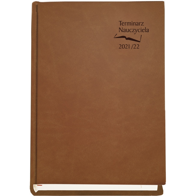 Terminarz NAUCZYCIELA 2021/2022 brązowy T-155V-S2 Michalczyk i Prokop