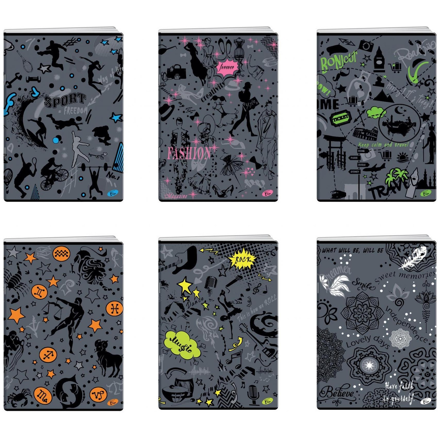 Zeszyt w linie A4 okł.miękka SYMBOLS A10 EL-M11-060-LA4