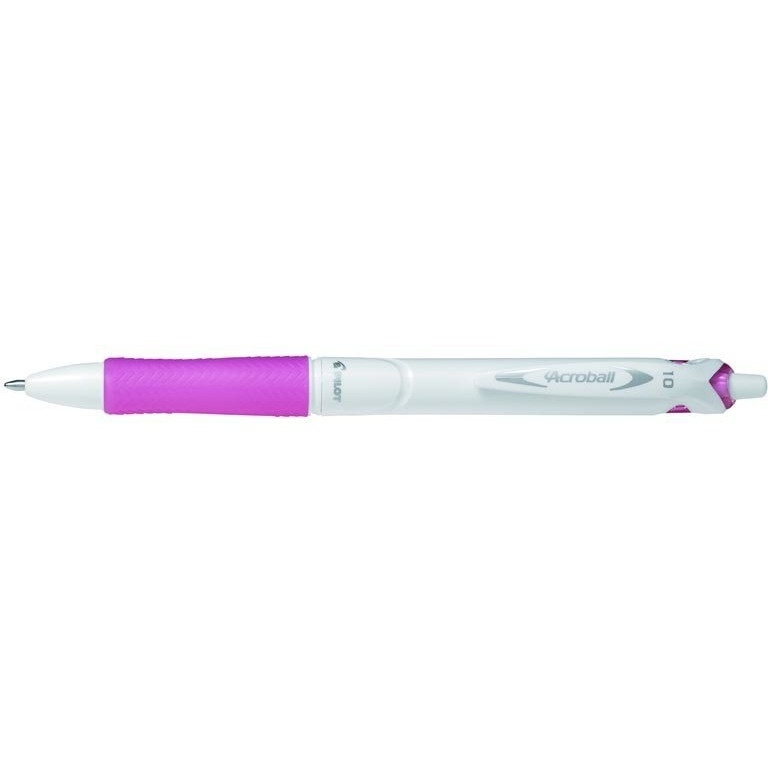 Długopis ACROBALL WHITE M różowy PILOT BAB15M-WPP-BG