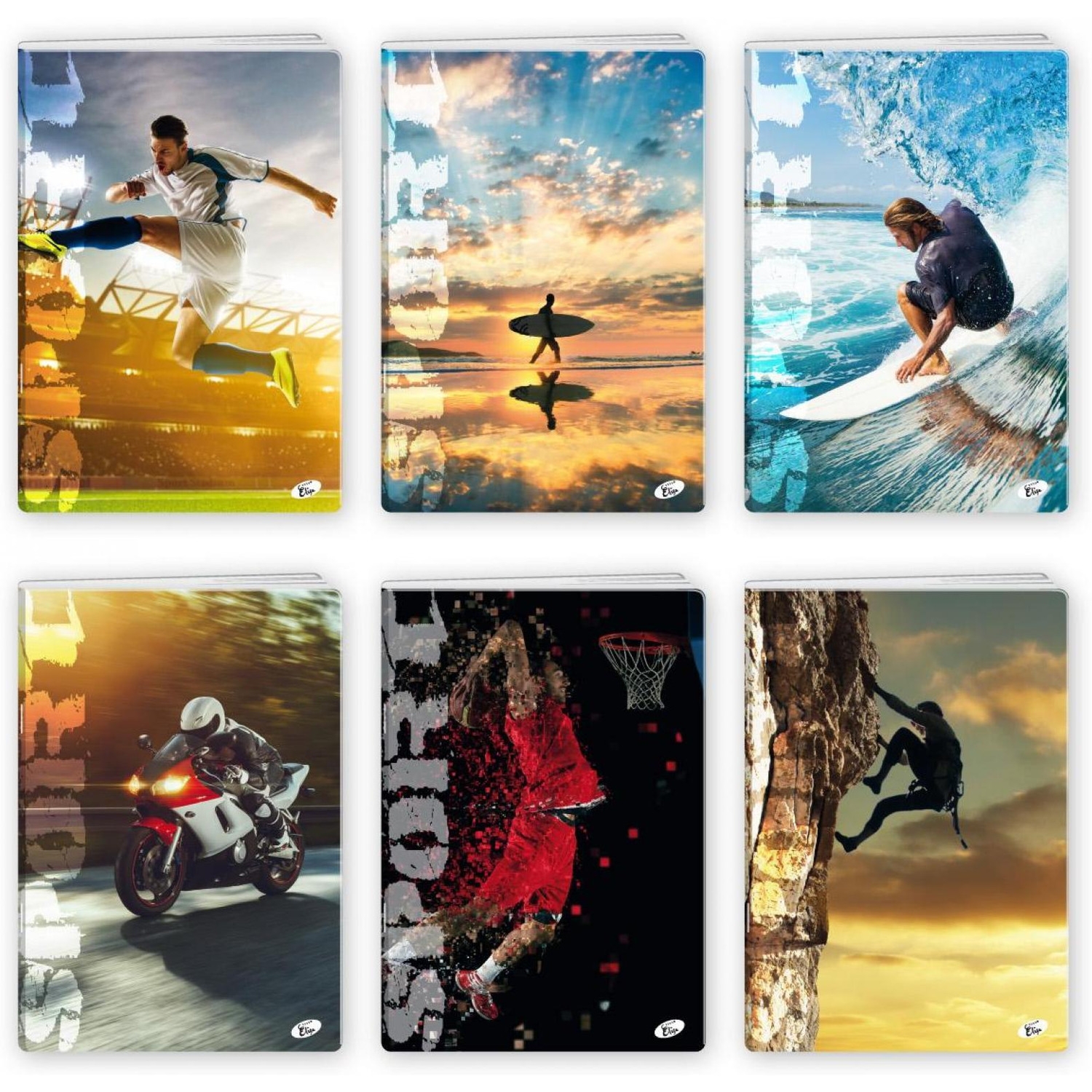 Zeszyt w kratkę A5 okł.miękka SPORT A20 EL-M9-032-KA5