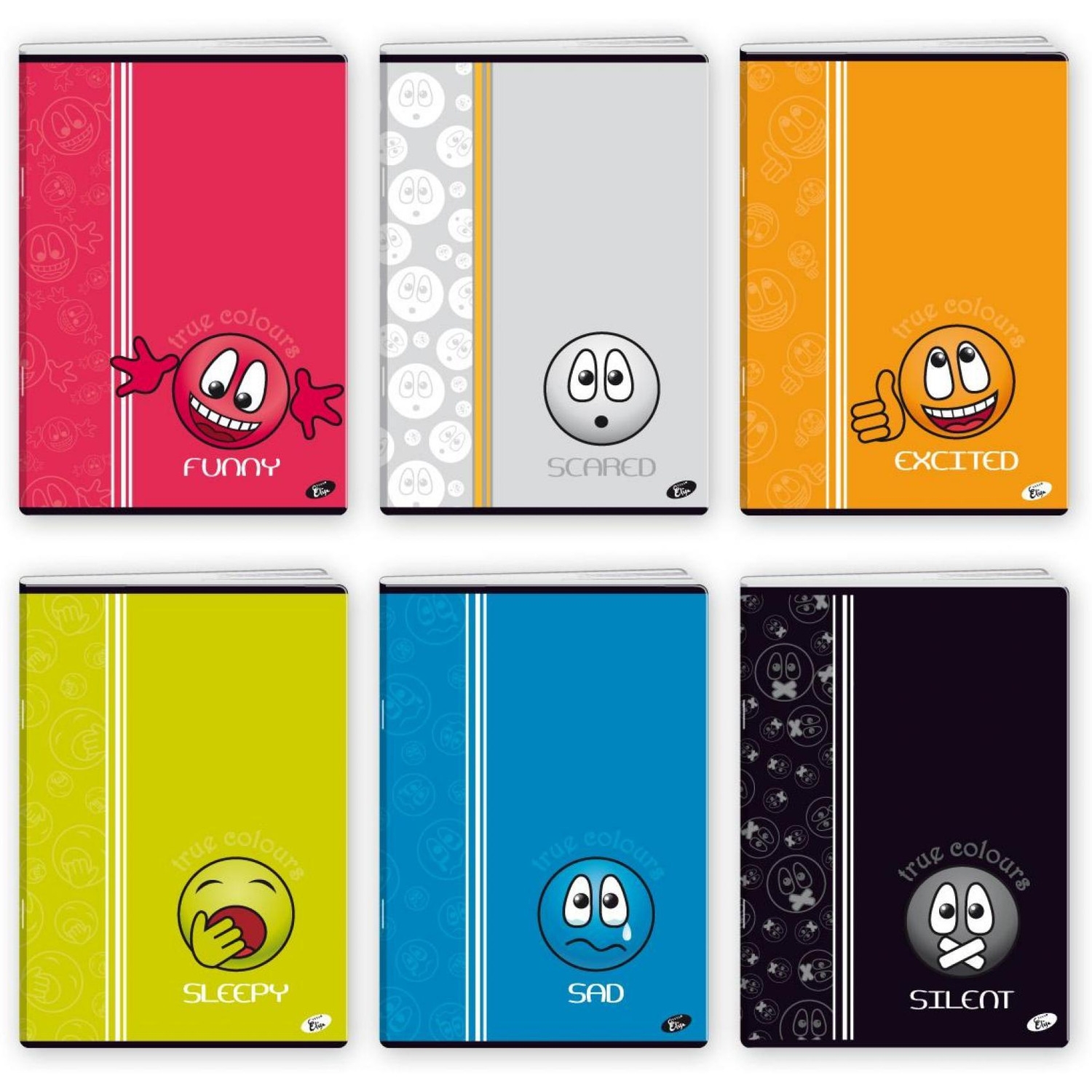 Zeszyt w linie A5 okł.miękka TRUE COLOURS A20 EL-M7-032-LA5