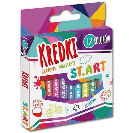 Kredki ST.ART 12 kolorów 3619 ST.MAJEWSKI