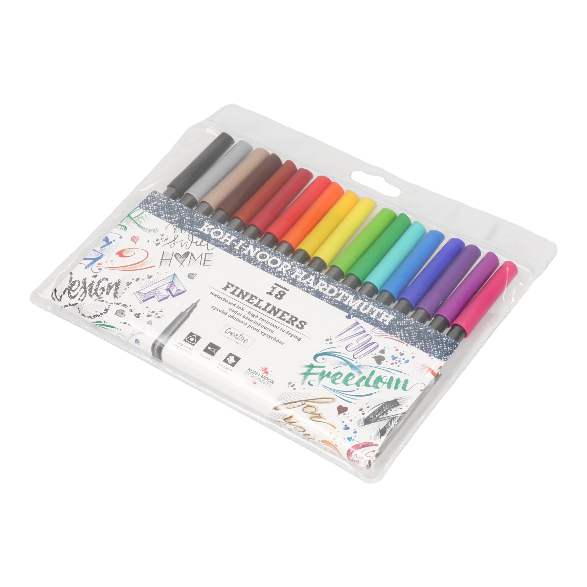 Cienkopis 18 kolorów 777021/AH01 KOH-I-NOOR