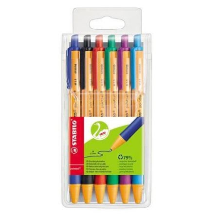 Długopis POINT Ball 6 kolorów 6030/6 STABILO