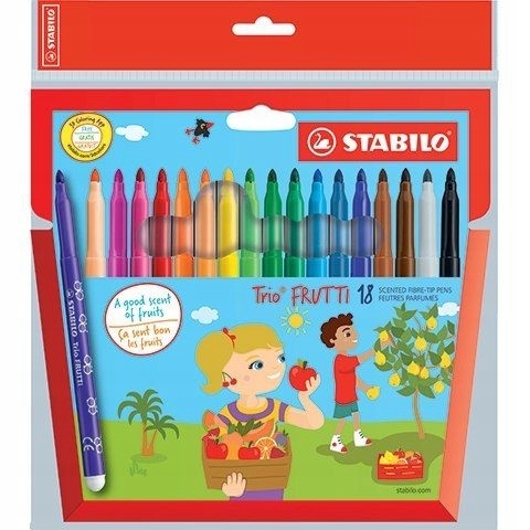 Flam.trójkątne TRIO A-Z 18szt 378/1-18-02