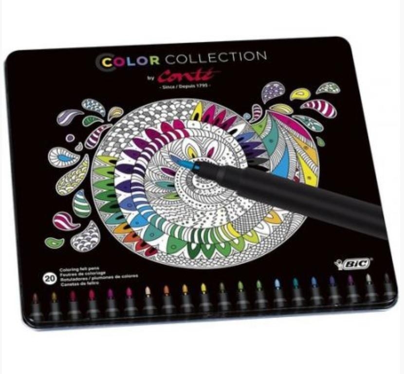 Flamastry BIC CONTE color COLLEC 20 kolorów 942167