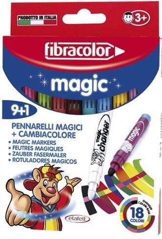 Flamastry MAGIC 9+1 FIBRACOLOR 580MA10P